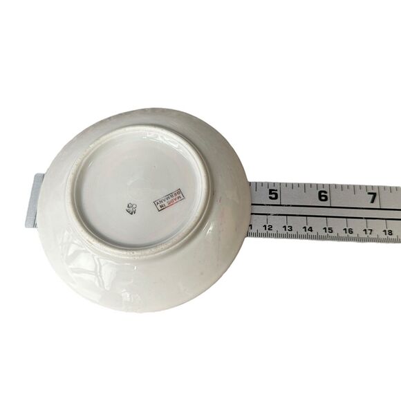 Antique Germany Pink Molded Lusterware Cups & Saucers Star Set 6 Vintage Ornate - Picture 9 of 15